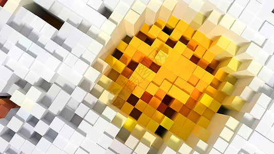 不同颜色立方体的抽象背景网络正方形砖块建筑学墙纸积木房屋盒子城市3d图片