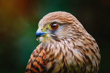 普通 Kestrel昼夜野生动物猎物自然眼睛棕色观鸟羽毛红隼捕食者图片