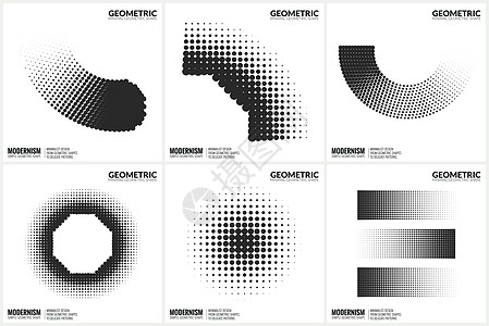 用于设计的通用半色调几何形状出版海浪白色创造力地球坡度黑色分辨率褪色插图图片