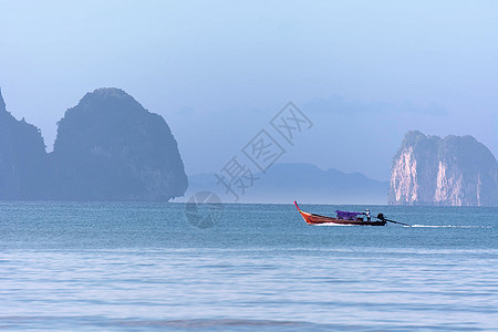 沙滩 海滩和热带海的海浪 帕拉德假期晴天海景海洋天空白色阳光天堂蓝色奢华图片