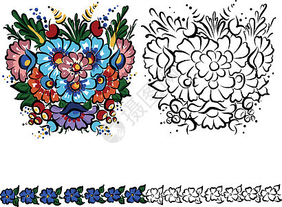 波兰民间饰品装饰设计杯装花艺设计花图片