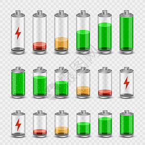 电池图标设置透明背景图片