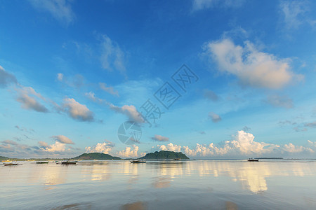 巴拉万海滩海洋巡航情调支撑风景海岸地标岩石悬崖图片