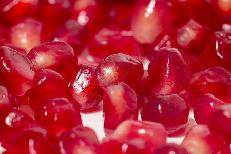 美味的粗糖果种子食物季节宏观甜点季节性异国白色维生素石榴红色图片