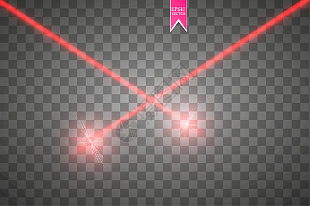 抽象的红色激光束 矢量插图 照明效果 泛光灯定向 每股收益 10活力安全火花派对力量辉光星系技术射线药品图片