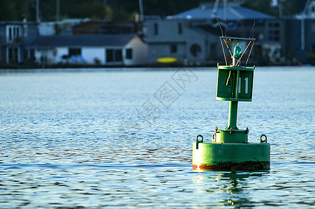 西雅图西雅图湖联盟导航浮标背景图片