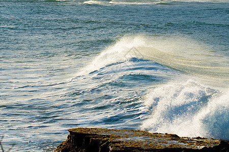 波多黎各海滩景点海洋波浪冲浪图片