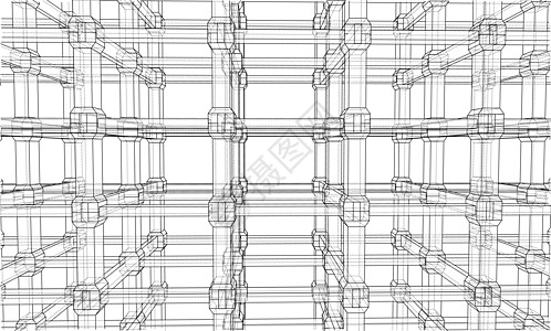 抽象的体系结构 韦克托墙纸技术插图建筑学3d城市工地摩天大楼建筑建造图片