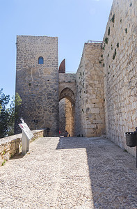 圣卡塔琳娜城堡入口 西班牙Jaen图片