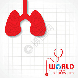 世界结核病日矢量图艺术结核解剖学结核病活动治疗海报疾病生物学药品背景图片