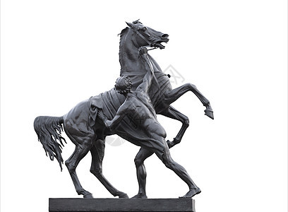 圣彼得堡一匹骑马神像图片