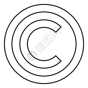 专利诉讼版权符号图标黑色插图平面样式简单图像制作人专利商标侵权知识分子作者圆圈鉴别贸易按钮插画