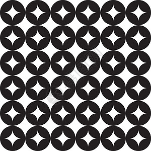 矢量无缝几何图案经典饰品地毯正方形商业纺织品图形化黑色白色艺术奢华装饰图片