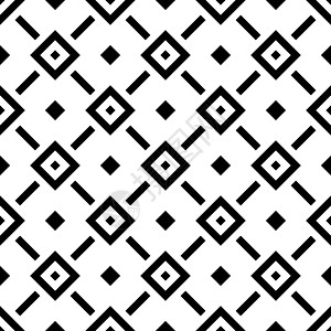 在对角线排列的抽象菱形无缝模式 复古设计矢量背景 孤立在白色背景上的黑色饰品织物风格装饰纺织品几何包装墙纸钥匙检查器装饰品图片