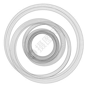 Torus 大纲 3d 矢量投影装饰立方体路口艺术插图虫洞绘画草图蓝图建造图片