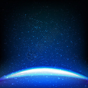 深蓝色太空背景图片