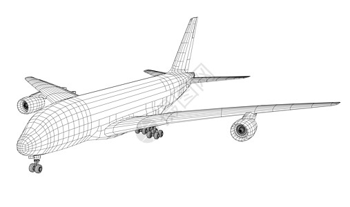 燕子南飞图客机  3d 它制作图案速度天空空气翅膀草稿旅行飞机假期技术乘客背景