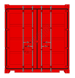 集装箱 3个插图货运3d商业物流卡车仓库送货工具进口商品图片