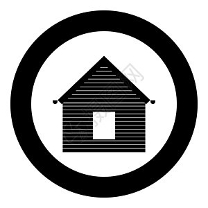 壁板前图标黑色圆圈地址眼睛微笑白色绘画住房财产建筑学烟囱圆形图片