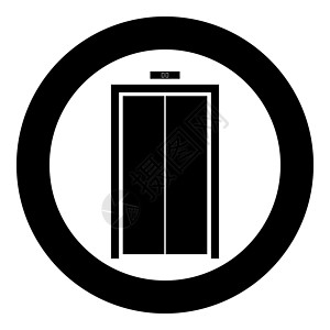 电梯门图标黑颜色在 circl图片