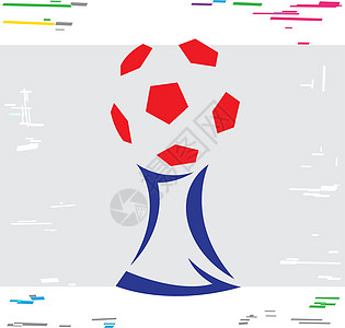 足球杯标志符号背景图片