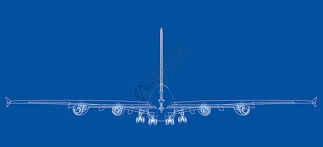 客机蓝图空气天空商业运输速度航空旅游翅膀技术草图图片