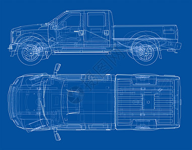 汽车 SUV 绘图大纲绘画车辆草稿3d车轮检查运输运动卡车越野车图片