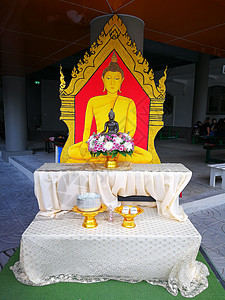 泰国寺庙的佛像文化符号纪念碑佛头旅行雕像历史性佛教徒宗教旅游图片