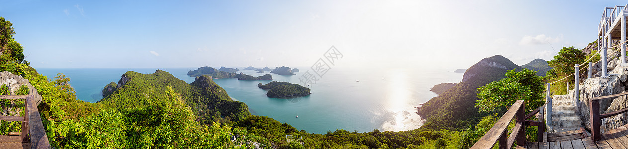 的全景日出场景冒险宽屏海景海洋闲暇太阳热带旅游阳光图片