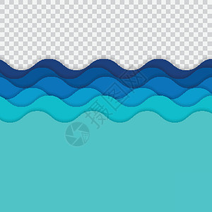 抽象蓝线波波浪条纹图案粗糙表面液体海浪墙纸海洋装饰风格波浪状纺织品线条透明度图片