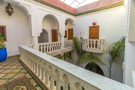 摩洛哥的里亚多传统建筑麦地旅游石头房间假期旅行博物馆建筑学图片