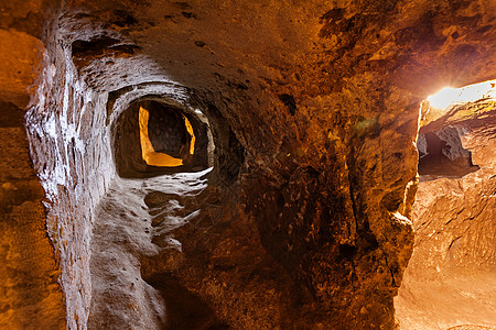 德林丘尤的地下城市历史旅游洞穴墓穴火鸡考古学文明废墟内夫古董图片