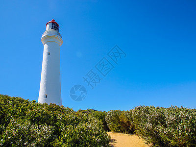 沿着大大洋公路的分点灯塔旅游天空建筑房子海洋支撑海岸旅行导航海岸线图片