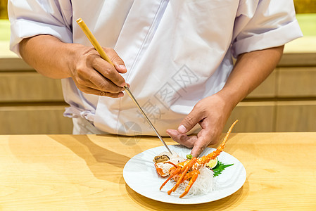 烹饪龙虾盘子健康食物桌子美食营养牛肉蔬菜餐厅寿司图片