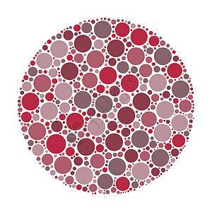 圆点尺寸阴影马赛克眼睛艺术盘子气泡红色神经栗色图片
