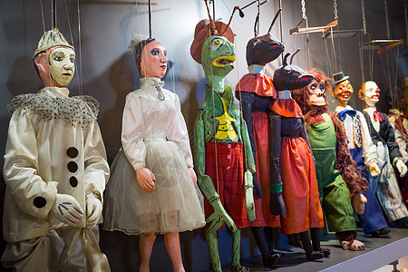 传统的西西里族傀儡身体剧院雕塑木偶旅游金属精神民俗学工匠娱乐图片