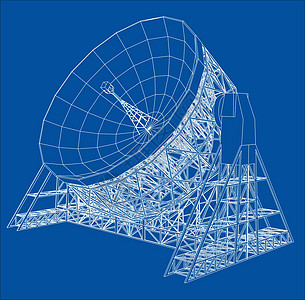 射电望远镜概念大纲 韦克托电波收音机技术射电智力风景望远镜播送商业天线图片
