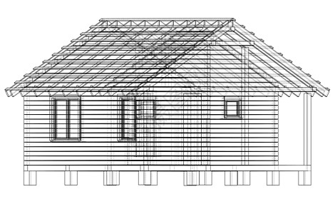 浴室项目 韦克托住房草图洗澡插图建筑师草稿设计师建筑学房间技术图片