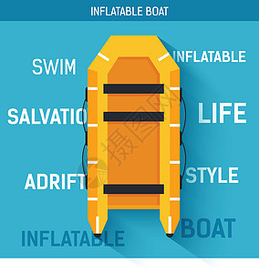用于在水上漂浮或游泳的船只 矢量图标图示背景 设计 网络和移动应用概念的多样模板 供您使用图片