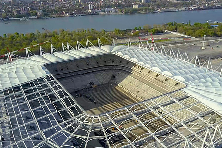 体育场的建设 新体育场 体育设施金属建筑世界季节杯子城市速度建筑学场地蓝色图片