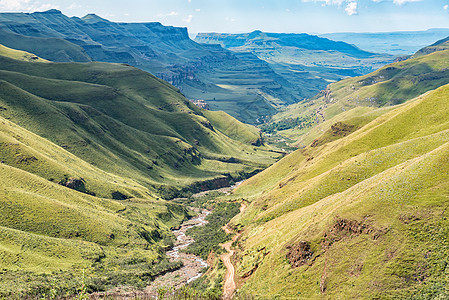 Sani Pass 回南非边境哨站的图片