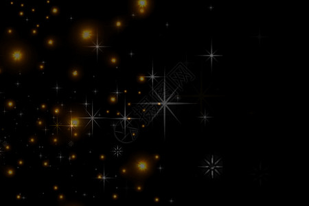 黑色背景上的动画星星 星空星系天文学摄影宇宙科学插图天文天空环形火花背景图片
