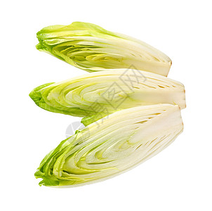 比利时新鲜横截面蔬菜白色食物高架菊苣图片
