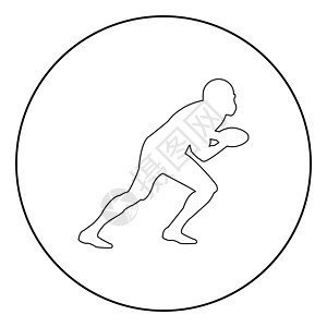 美式足球运动员图标黑颜色在 circl头盔配件数字大学跑步游戏黑色团队乐趣帽子图片
