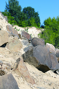 玄武岩岩石图片