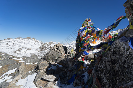 尼泊尔喜马拉塔山区首脑会议旅行天空旅游生态远足山脉假期图片