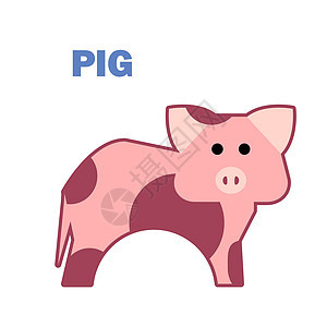 农场动物分离猪图片