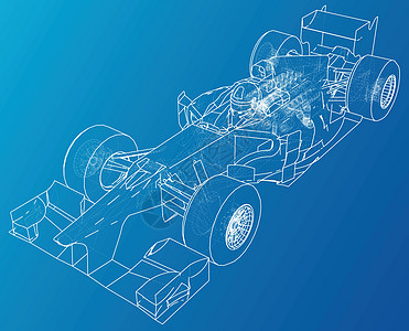 模型速度车 线框  EPS10 格式  3 的矢量渲染竞赛运输赛车车辆司机赛道绘画汽车技术优胜者图片