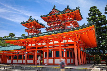 日本京都济津古神庙旅行神道花园场景神社寺庙建筑学佛教徒城堡旅游图片