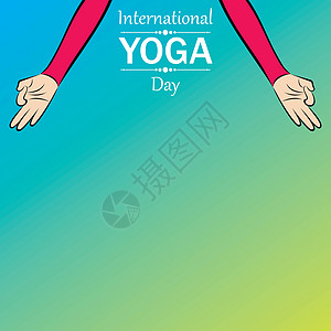女子国际瑜伽达人插画灵活性身体瑜珈女士沉思运动插图训练文化冥想图片